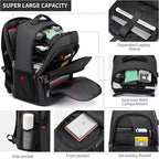 Backpack, 17.3in Durable Travel Laptop Backpack, College Backpack, RFID Anti - Image 2