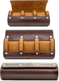 Watch Travel Case for Men Watch Roll for Travel Organizer and Display Watch Case by MirageLuxuryTravel