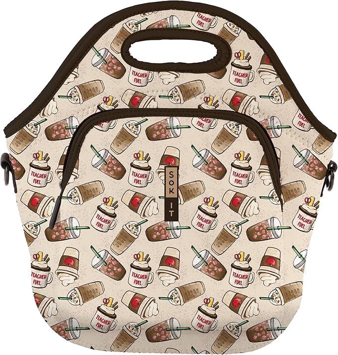 Sok It LunchTote Zippered Bag Insulated Neoprene Caddy by SokIt