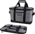 CleverMade Collapsible Insulated Cooler Bag – Leakproof Soft Folding Cooler by CleverMade