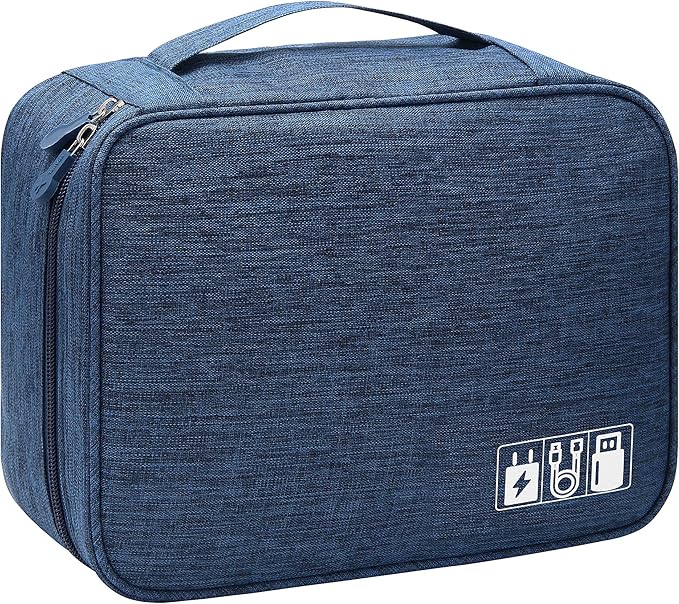VOCUS Electronics Organizer Travel Cable Organizer Bag by VOCUS