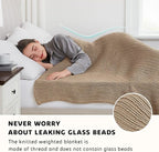 L'AGRATY Knitted Weighted Blanket - Image 5