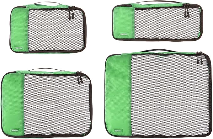 Amazon Basics Packing Cubes for Travel, Packing Organizers Set, 4-Piece-Set - Image 2