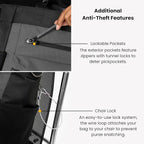 Sherpani Soleil, Anti Theft Convertible Backpack, 3 in 1 Tote Bag, Cross Body - Image 5