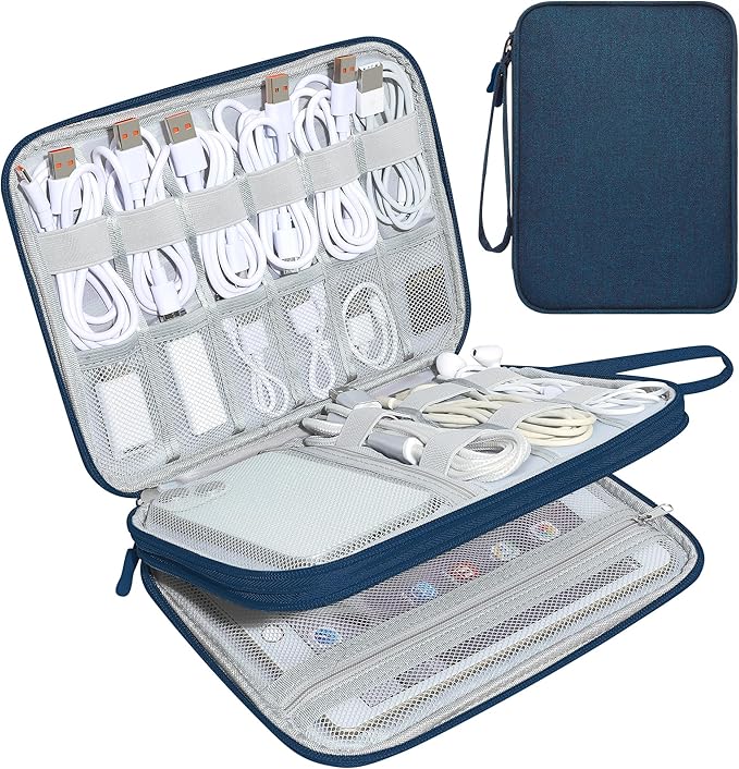 CILLA Electronics Organizer Travel, Travel Cord Organizer Case, Compact by CILLA