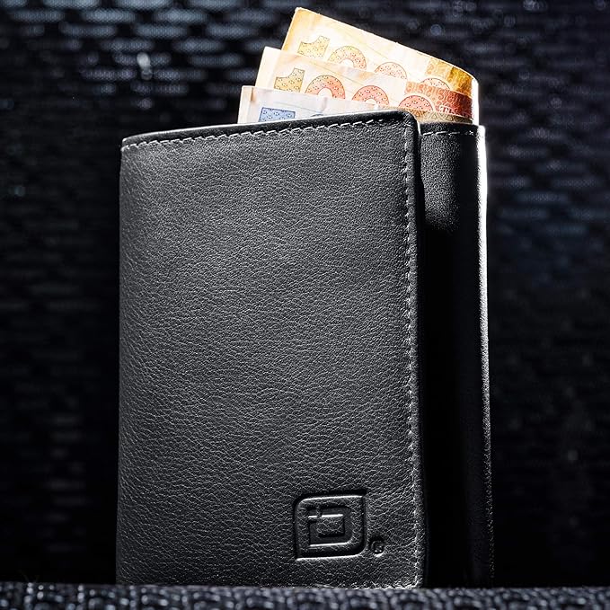 ID Stronghold Men's Leather Trifold Wallet - Image 3