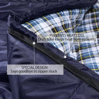 0 Degree Sleeping Bag 100% Cotton Flannel XXL - Image 4