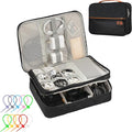 Electronics Accessories Organizer Bag, Waterproof Double LayerTravel Cable by Topbooc