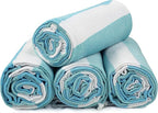 HILLFAIR Cotton Turkish Beach Towels, Quick Dry Lightweight Sand Free Peshtemal - Image 7