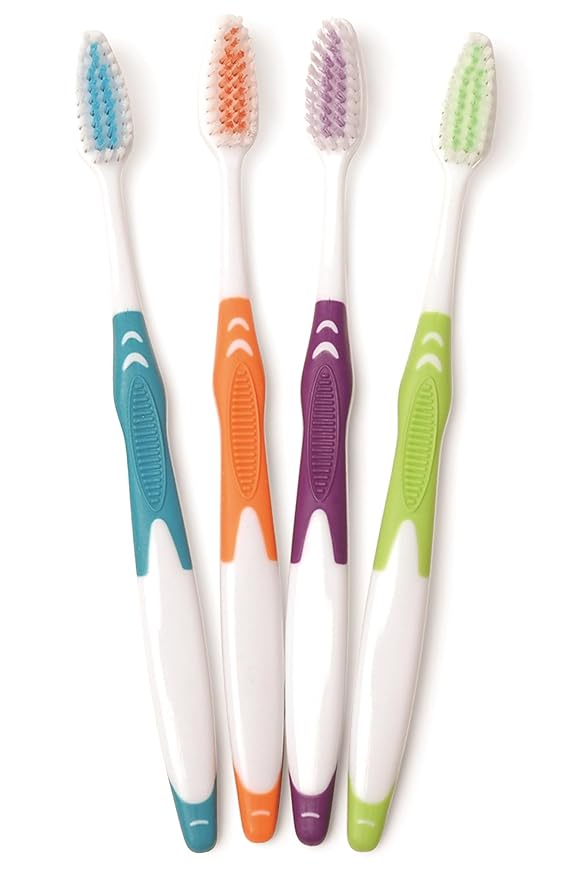 FRESHMINT Individually Wrapped Bulk Premium Toothbrushes, Oversized Easy Grip by Freshmint