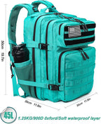 LHI Military Tactical Backpack for Men and Women 45L Army 3 Days Assault Pack - Image 2