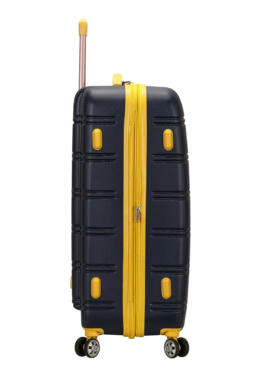 Melbourne Hardside Expandable Spinner Wheel Luggage (Navy / Checked Large 28")