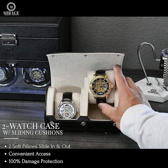 2 Watches Travel Case for Men - Image 6