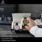 2 Watches Travel Case for Men - Image 6
