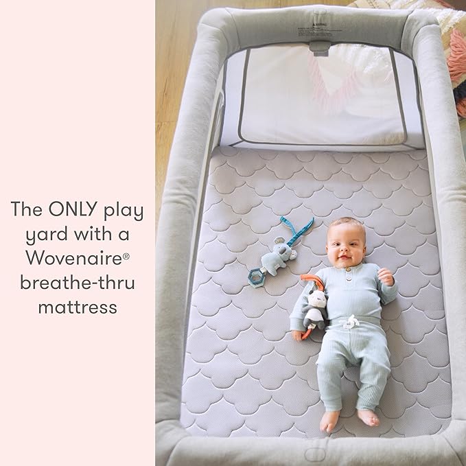 Newton Baby Deluxe Travel Crib & Play Yard | Breathable, Washable Mattress - Image 2