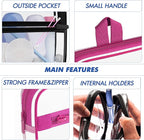 TSA Approved Toiletry Bag 3-1-1 Clear Travel Cosmetic Bag - Image 2