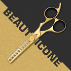 BEAUTICONE Thinning Shears for Hair Cutting, Professional Barber Hair Scissors, texturizing shears for Women/Men Trimming, Salon, Hair Layering scissor, Stainless Steel