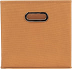 Household Essentials Fabric Storage Bins 6 Piece Set, Terracotta Color - Image 4