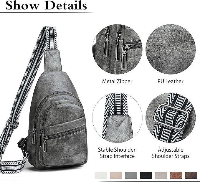 Sling Bag Crossbody Bags for Women Small Cross Body Bag Fanny Packs Chest Sling - Image 5