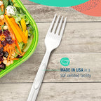 Preserve Compostable Fork, Made in USA, Medium Weight Cutlery - Image 3