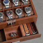 ROTHWELL 10-Slot Watch Box in Leather - Image 5