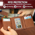 BULL GUARD Leather Trifold Wallets - Image 6