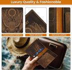 LEATHER VILLAGE Leather Passport Holder Cover – Travel Wallet - Image 3