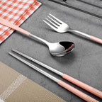 Travel cutlery set, 18/8 stainless steel cutlery, Reusable utensils set - Image 6