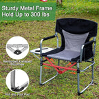 Romswi Director Chairs for Outdoor, Folding Camping Chair, Compact Directors - Image 7