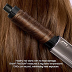 Shark FlexStyle Air Styling & Drying System, Powerful Hair Blow Dryer & Multi-Styler with Auto-Wrap Curlers, Oval Brush, Concentrator Attachment, Mocha, HD431BR