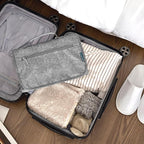 PAVILIA Hanging Toiletry Bag Women Men, Travel Kit Foldable Large Toiletries - Image 7