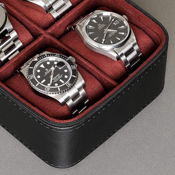 ROTHWELL 5 Watch Travel Case Storage Organizer - Image 6