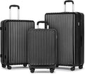 KYME Luggage Sets, 100% PC Suitcase by KYME
