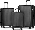 KYME Luggage Sets, 100% PC Suitcase by KYME