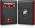 RUNBOX AirTag-Wallet-Mens-Slim-RFID Blocking Wallets Leather by RUNBOX
