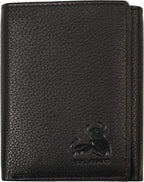 BULL GUARD Mens RFID Wallet, ID and Secret Pocket, Trifold by BullGuard