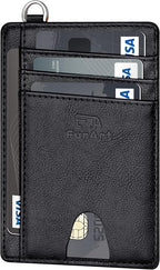 FurArt Slim Minimalist Wallet, Front Pocket Wallets, RFID Blocking, Credit Card by FurArt