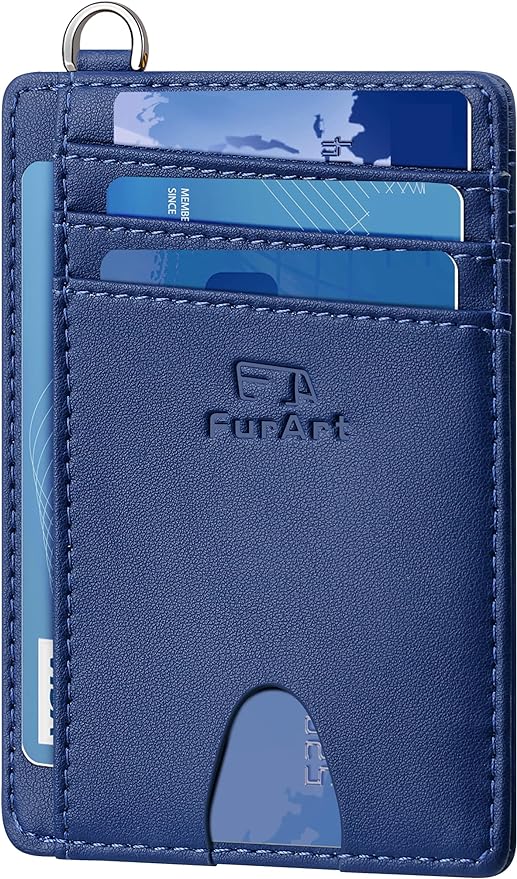FurArt Slim Minimalist Wallet, Front Pocket Wallets, RFID Blocking, Credit Card by FurArt