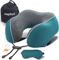 napfun Neck Pillow for Traveling, Upgraded Travel Neck Pillow for Airplane 100% by NAPFUN