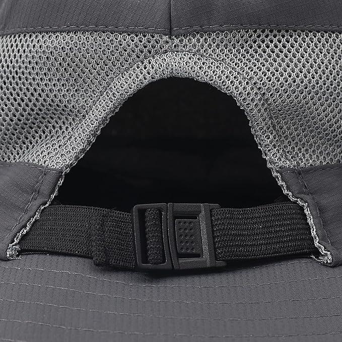 Womens Summer Sun Hat Beach Hat Wide Brim Outdoor UV Protection Hat Foldable - Image 8