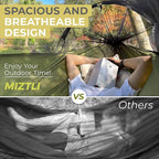 Miztli Camping Hammock -Portable Hammock w/Spacious Net & Tree Straps - Image 3