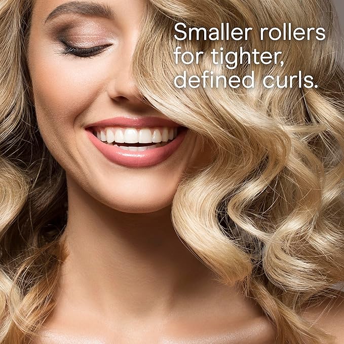 Conair Heatless Hair Curlers, Self-Grip Hair Rollers for Women Provide Lift & Volume, Assorted Sizes & Colors, 31 Count with Reusable Zippered Bag