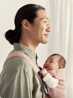 BabyBjörn Baby Carrier Mini, 3D Mesh, Dusty Pink | Newborn Carrier, Easy-to-Use - Image 9