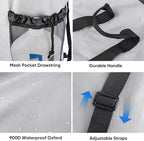 BALEINE 120L Laundry Bag Backpack, 900D Oxford Fabric Large Travel Laundry Bags - Image 4