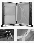 LUGGEX Luggage with Spinner Wheels, Polycarbonate Expandable Hard Shell Suitcase - Image 8