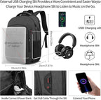17.3 Inch Laptop Backpack, School Backpack, Large TSA Travel Carry on Backpack - Image 4