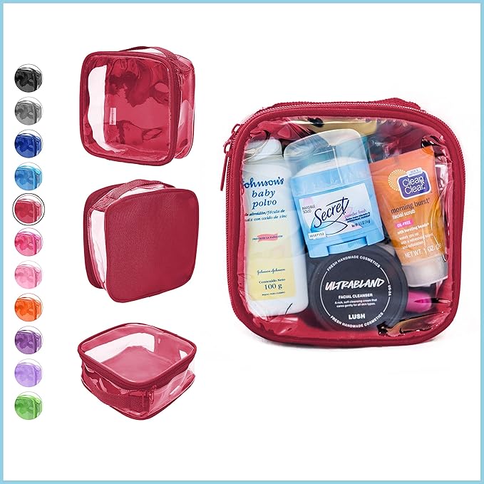 EzPacking Clear TSA Approved 3-1-1 Travel Toiletry Bag - Image 2