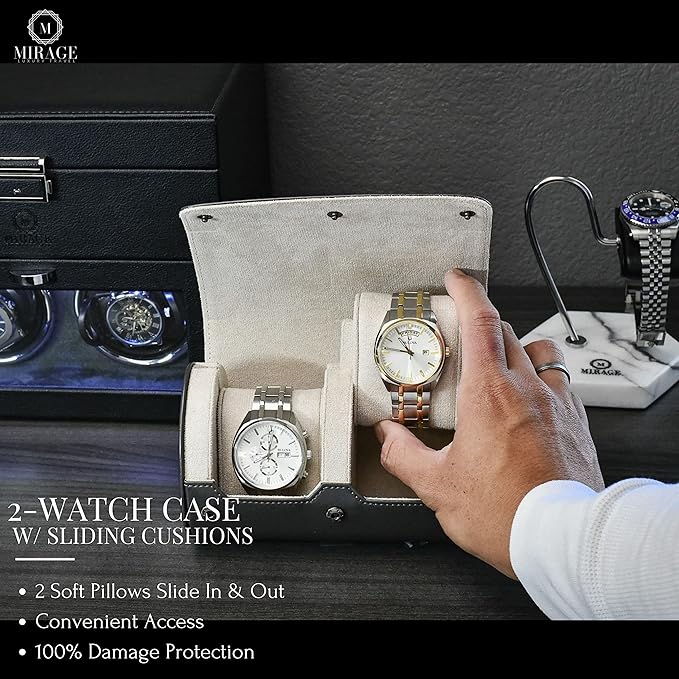 2 Watch Roll Travel Case for Men - Image 3