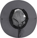 Womens Summer Sun Hat Beach Hat Wide Brim Outdoor UV Protection Hat Foldable - Image 6