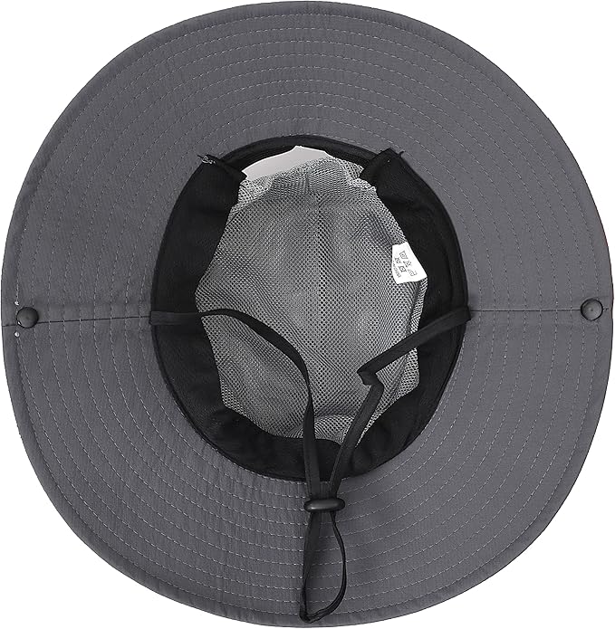 Womens Summer Sun Hat Beach Hat Wide Brim Outdoor UV Protection Hat Foldable - Image 6